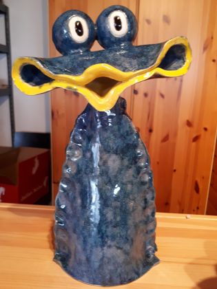 Frosch blau © Palmberger