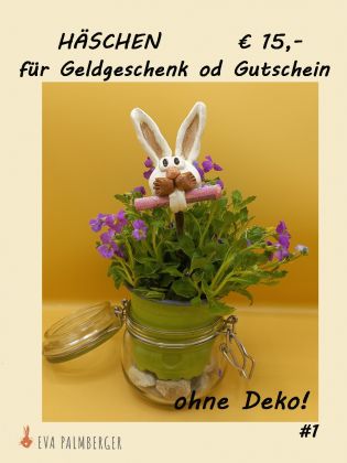 Häschen für Geldgeschenke © Palmberger