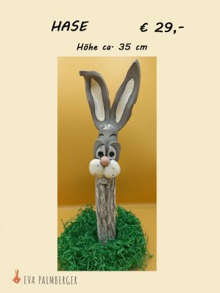 Hase grauer Ton © Palmberger